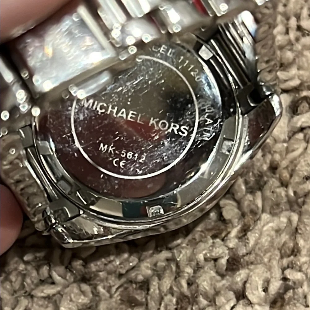 Michael Kors Silver Crystal Watch